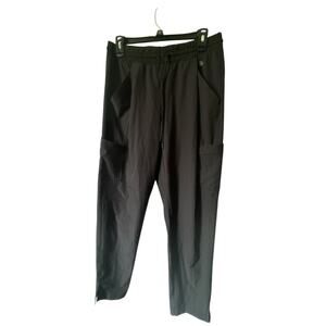 Apana Women’s Black Drawstring  Athletic Sporty Yoga Style Pants Sz M
